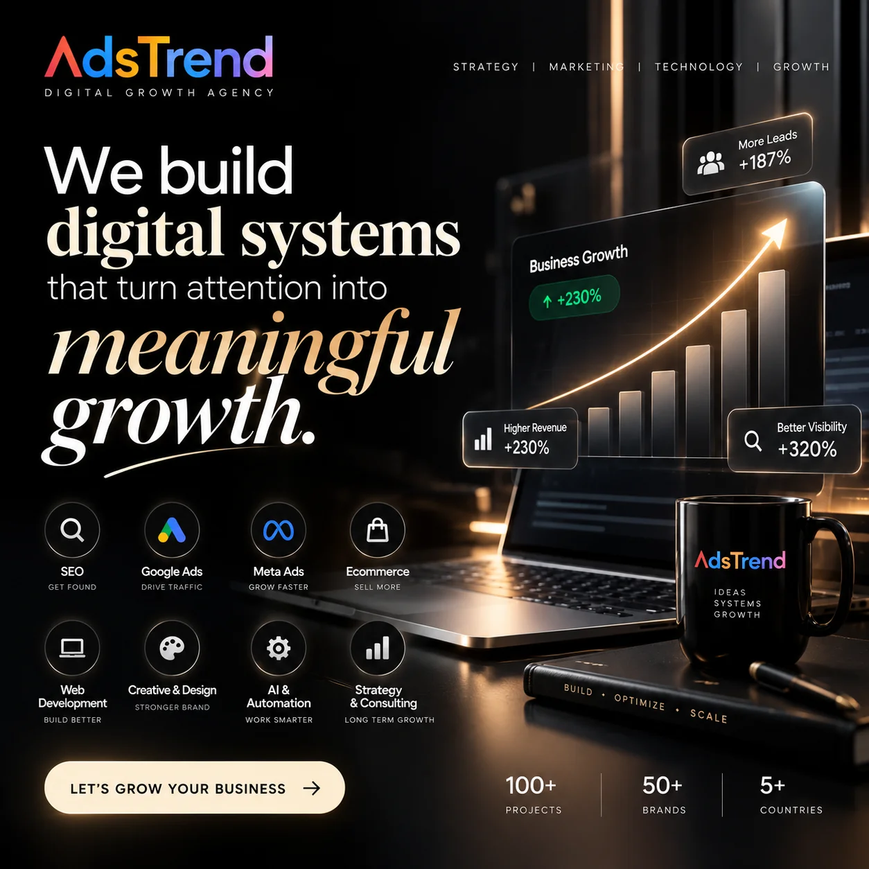 Ads Trend Pro We build digital systems.